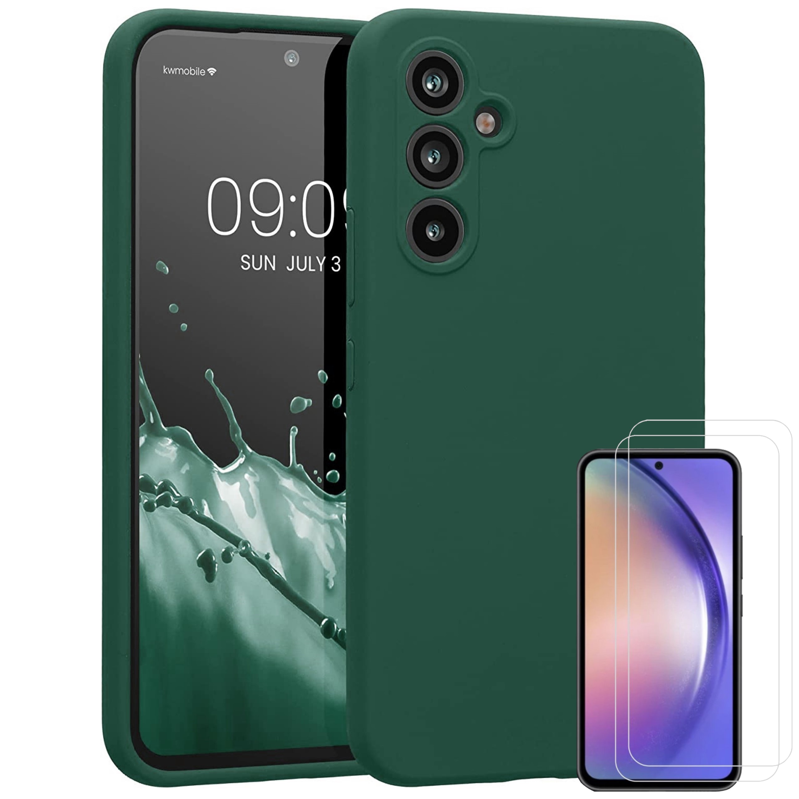Bowi Back for Samsung Galaxy A54 / A54 5G silikónové puzdro A54 Multicolor